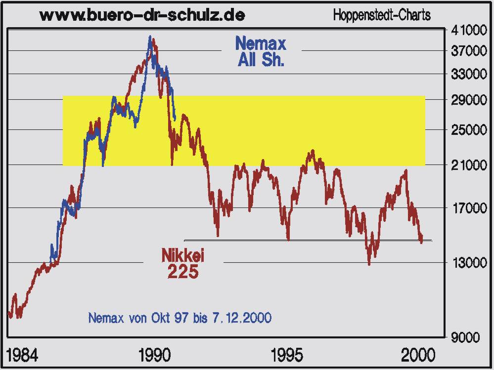 Nikkei 225 und Nemax